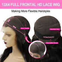Load image into Gallery viewer, Chocolate Brown Glueless Brazilian 5X5 Closure 13X4 13X6 Frontal HD Lace Wigs
