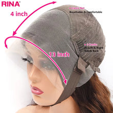 Load image into Gallery viewer, Ombre Green Straight Bob Brazilian 13X4 Lace Frontal Wig