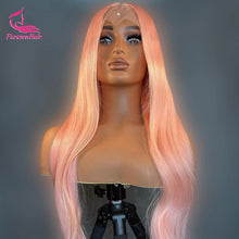 Load image into Gallery viewer, Pink Water Wave Glueless 4X4 Closure 13X6 HD Lace Frontal Wigs