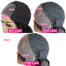 Load image into Gallery viewer, Ombre Blonde Body Wave Glueless 4X4 Closure 13X4 HD Lace Frontal Wigs