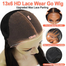 Load image into Gallery viewer, Electric Blue Straight Glueless 5X5 Closure 13X6 Frontal Lace Wigs