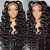 Black Loose Deep Wave Brazilian 13X6 HD Lace Frontal 360 Full Wigs