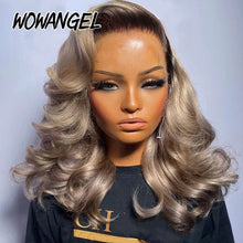 Load image into Gallery viewer, Ash Blonde BOB Body Wave Glueless 5X5 HD Lace Closure Wig