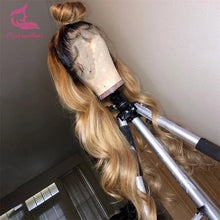 Load image into Gallery viewer, Honey Blonde w/ Dark Roots Body Wave Glueless 13X4 13X6 Lace Frontal Wigs
