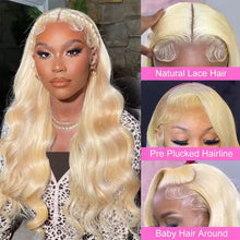 Load image into Gallery viewer, Platinum Blonde Body Wave Glueless 13X6 Lace Frontal Wig
