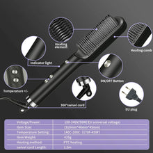 Load image into Gallery viewer, Electric Hair Straightening Brush
