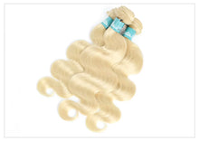 Load image into Gallery viewer, Platinum Blonde Body Wave Brazilian Hair Bundle Extensions 1pc 3pc 4pc
