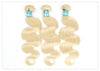 Platinum Blonde Body Wave Brazilian Hair Bundle Extensions 1pc 3pc 4pc