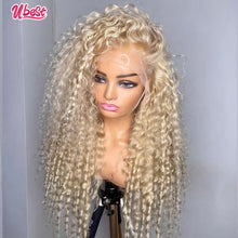 Load image into Gallery viewer, Honey Blonde Water Wave Brazilian 13X4 Lace Frontal Wig
