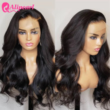 Load image into Gallery viewer, Black Body Wave Brazilian 13X4 HD Lace Frontal Wig
