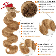 Load image into Gallery viewer, Honey Blonde Body Wave Brazilian Bundle Extensions 1pc 3pc 4pc
