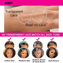 Load image into Gallery viewer, Ombre Blonde Body Wave Glueless 4X4 Closure 13X4 HD Lace Frontal Wigs
