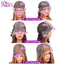 Load image into Gallery viewer, Purple Highlights Straight Brazilian 13X6 Lace Frontal Wig
