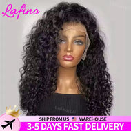 Black Deep Wave Brazilian 13X6 Lace Frontal Wig
