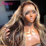 Blonde w/ Highlights Brazilian Body Wave 13x6 Lace Frontal Wig