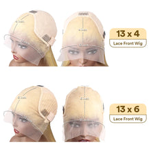 Load image into Gallery viewer, Honey Blonde Deep Wave Brazilian 13X6 HD Lace Frontal Wig
