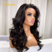 Load image into Gallery viewer, Natural Black Body Wave Glueless 13X4 Lace Frontal Wig
