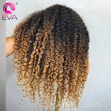 Load image into Gallery viewer, Ombre Brown &amp; Blonde Curly Glueless 6X6 Closure 13X4 13X6 HD Lace Frontal Wigs
