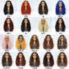 Dark Brown Curly Glueless Synthetic 13X6 HD Lace Frontal Wig