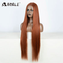 Load image into Gallery viewer, Ginger Straight Synthetic 13X4 Lace Frontal Wig
