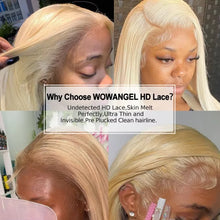 Load image into Gallery viewer, Platinum Blonde Straight Brazilian 13X6 HD Lace Frontal Wig

