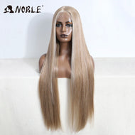 Blonde Straight Synthetic 13X4 Lace Frontal Wig