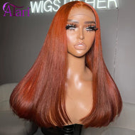 Ginger Straight 13X6 Brazilian Lace Frontal Wig