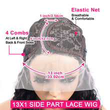 Load image into Gallery viewer, Black Straight Brazilian 13X4 HD Lace Frontal Wig w/ Baby Hair
