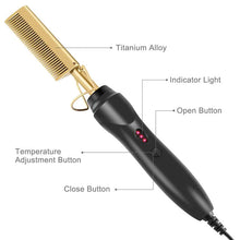 Load image into Gallery viewer, Hot Comb Hair Straightener
