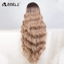 Load image into Gallery viewer, Ombre Blonde Water Wave Synthetic 13X4 Lace Frontal Wig
