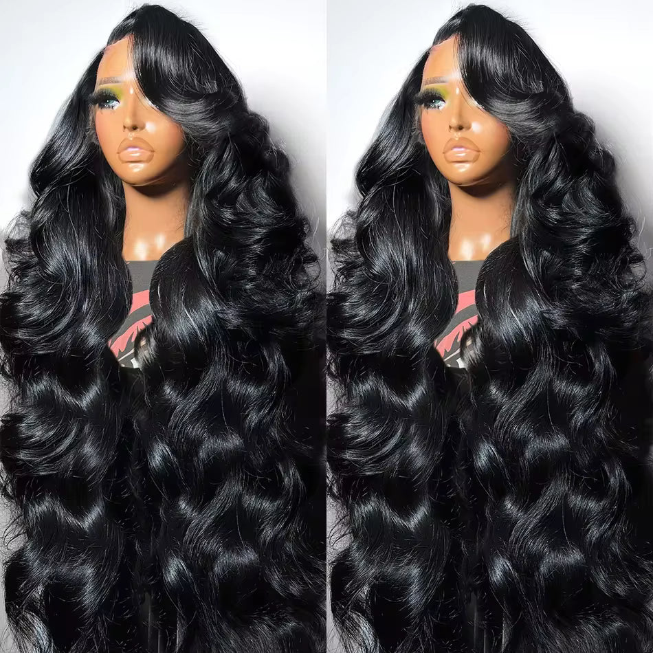 Black Body Wave Brazilian 13X6 Lace Frontal 360 Full Wigs
