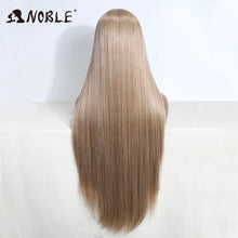 Load image into Gallery viewer, Blonde Straight Synthetic 13X4 Lace Frontal Wig
