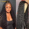 Black Curly Brazilian 13X6 Frontal 360 Full Lace Wigs
