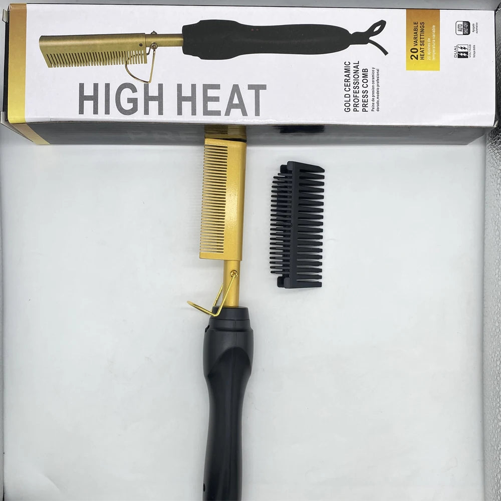 Hot Comb Hair Straightener