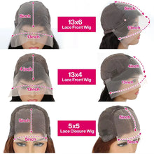 Load image into Gallery viewer, Natural Black Body Wave Brazilian 13X6 Lace Frontal Wig
