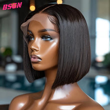 Load image into Gallery viewer, Black Bob 13X4 Glueless HD Lace Frontal Wig
