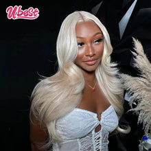 Load image into Gallery viewer, Platinum Blonde Body Wave 13X6 Brazilian Lace Frontal Wig
